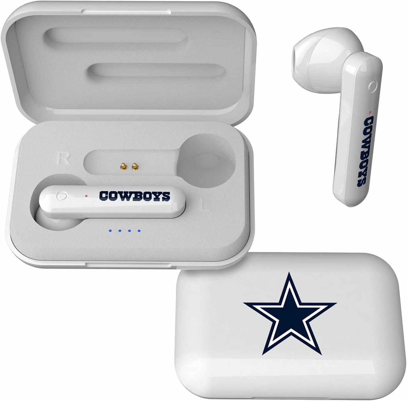 ANGIEHAIE Dallas Cowboys Wireless Insignia Design Earbuds