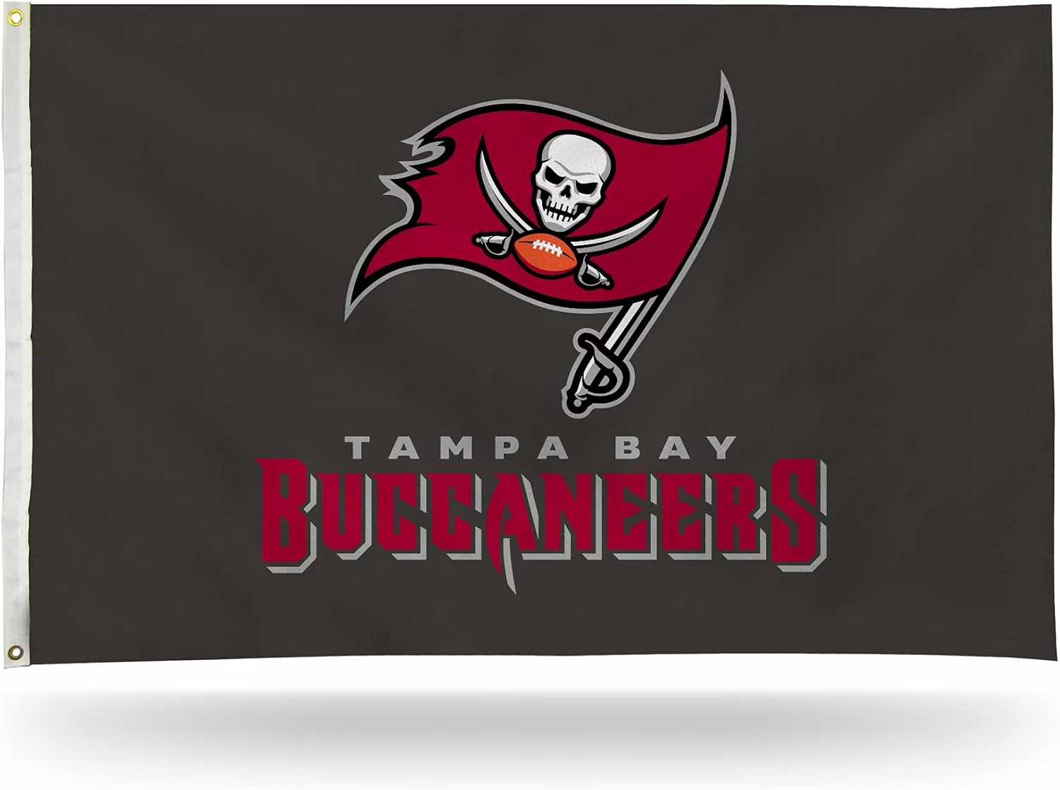 NFL Rico Industries Tampa Bay Buccaneers Red 3′ x 5′ Banner Flag 3′ x 5′ Banner Flag Single Sided – Indoor or Outdoor – Home Décor