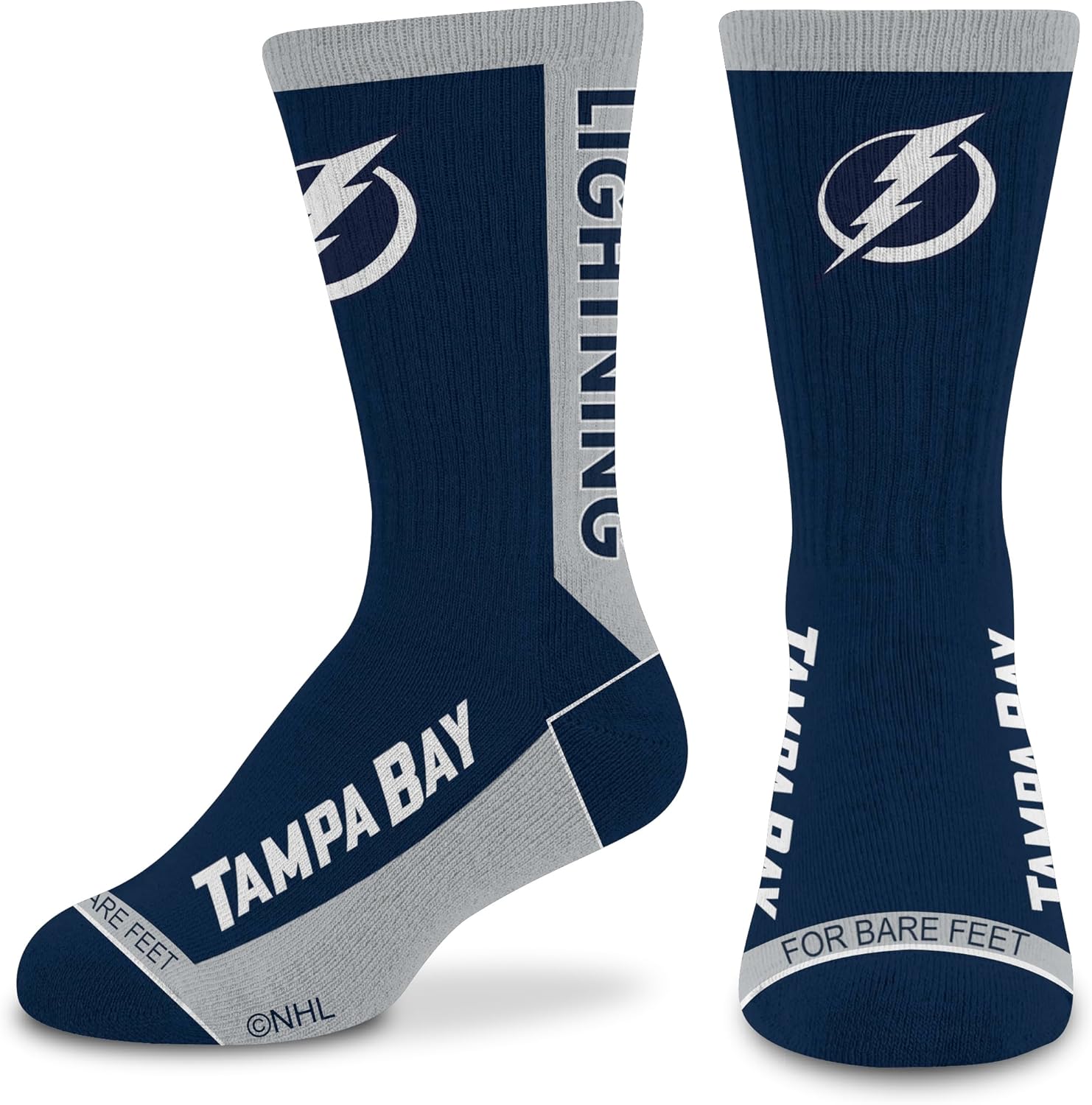 For Bare Feet Unisex Kid's NHL MVP Crew Sock Youth 5 81pcqdZEc3L. AC SL1500